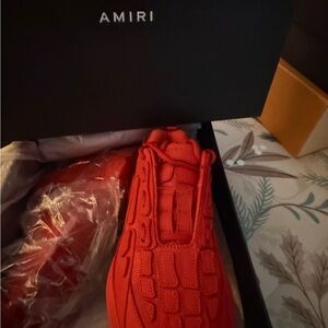 AMIRI Vibrant Red Sneakers